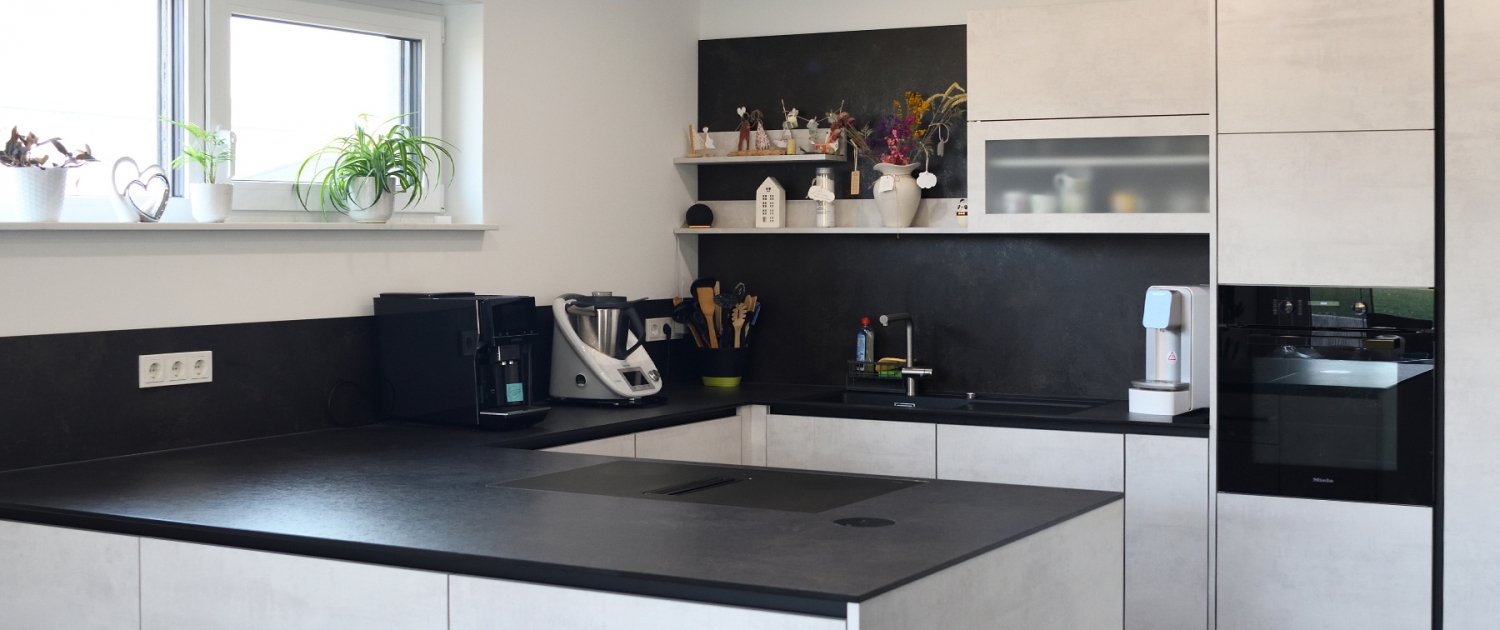 Designküche in Betonoptik - von Schreinerei Rodemer