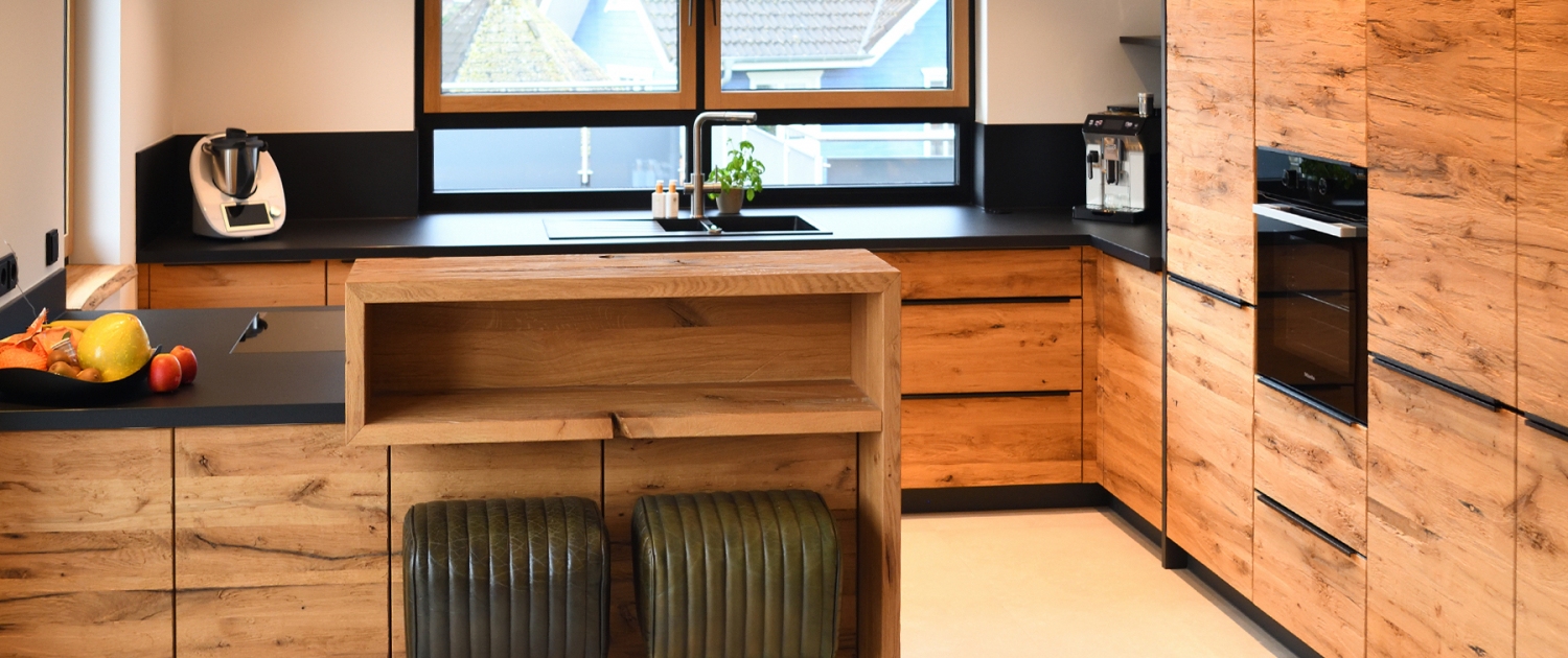 Küche Eiche Altholz - Küche in Eiche-Altholz von Schreinerei Rodemer